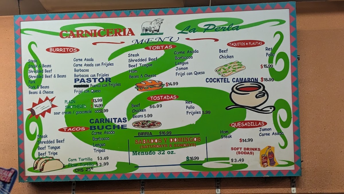 MERCADO LA PERLA Menu - Image 1