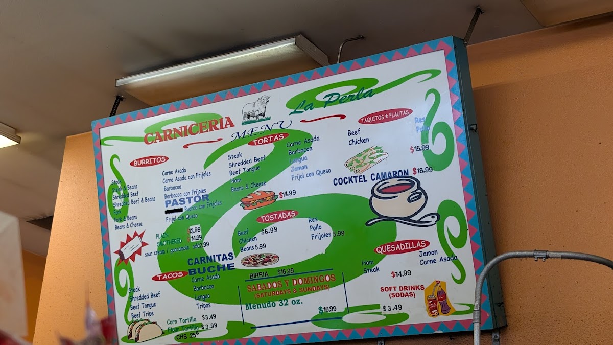 MERCADO LA PERLA Menu - Image 2