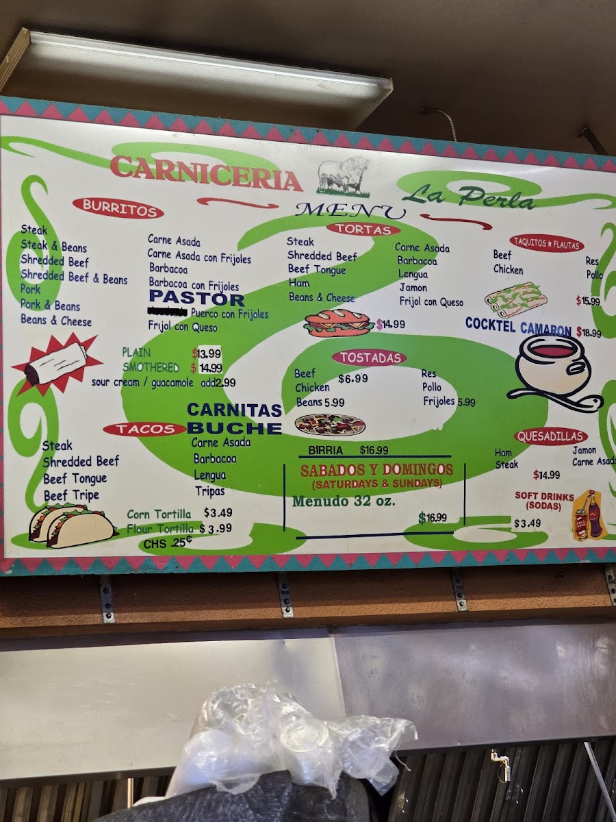 MERCADO LA PERLA Menu - Image 3